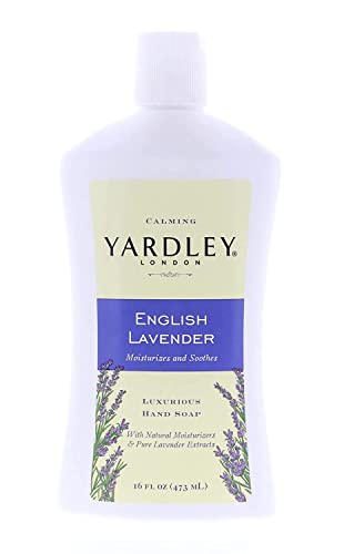 Yardley London Liquid Hand Soap - English Lavender - 16 Fl Oz (Pack of 2)