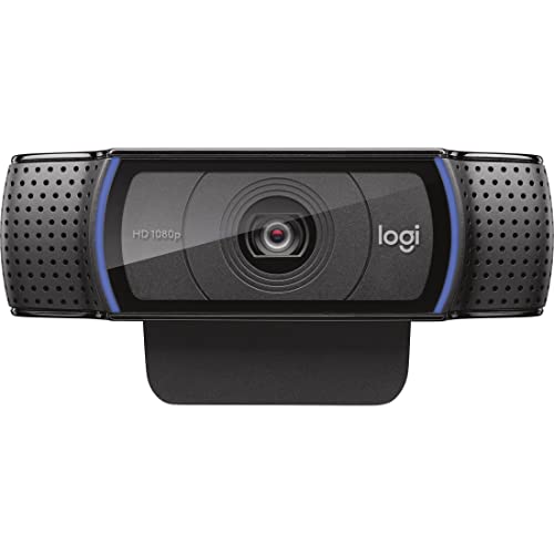 Logitech C920e HD 1080p Mic-Enabled Webcam, certified for Zoom, Microsoft Teams compatible, TAA Compliant + Litra Glow Premium LED Streaming Light with TrueSoft, adjustable monitor mount