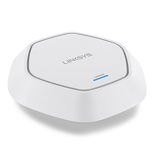 Linksys LAPN600: Wireless Business Access Point, Wi-Fi, Dual Band 2.4 + 5 GHz N600, PoE, Range Extension via WDS and Workgroup Bridge (White)