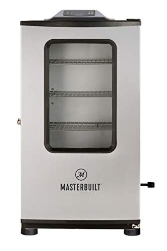 Masterbuilt MB20074719 Bluetooth Digital Electric Smoker, 40 inch, Stainless Steel