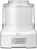 Cuisinart ICE-21P1 1.5-Quart Frozen Yogurt, Ice Cream and Sorbet Maker, Double Insulated Freezer Bowl elminates the need for Ice and Makes Frozen Treats in 20 Minutes or Less, White