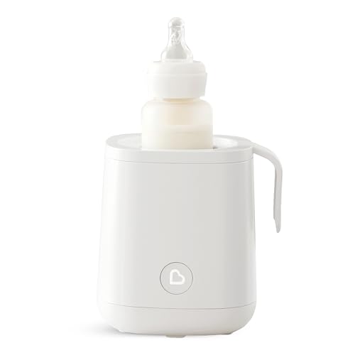 Munchkin® Fast™ Baby Bottle Warmer and Sterilizer - Warms in 60 Seconds, Fits Most Bottles and Baby Food Jars, Preserves Nutrients