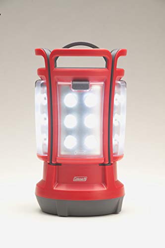 Coleman 2000024041 Quad LED Lantern Special Edition Ultra Bright 190 Lumens, Red
