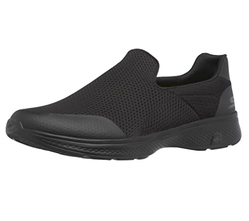 Skechers mens Gowalk 4 Incredible - Athletic Slip-on Casual Loafer Walking Shoe, Black, 13 X-Wide US