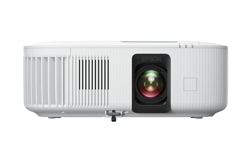EPSON 2022 New Upgrade Home Cinema 2350 4K PRO-UHD Smart Gaming Projector with Android TV, 3-Chip 3LCD, HDR10, HLG, 2,800 Lumens, Low Latency, 10 W Speaker, Bluetooth, Streaming Capability