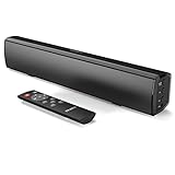 Majority Bowfell Small Sound Bar for TV with Bluetooth, RCA, USB, Opt, AUX Connection, Mini Sound/Audio System for TV Speakers/Home Theater, Gaming, Projectors, 50 watt, 15 inch