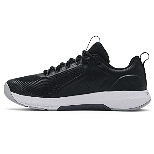 Under Armour Men's Charged Commit Tr 3, Black (001)/White, 10.5 M US