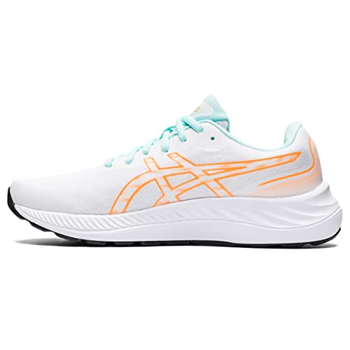 ASICS Women's Gel-Excite 9 Running Shoes, 8.5, White/Orange POP