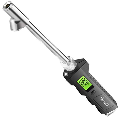 AstroAI Digital Tire Pressure Gauge 230 PSI Heavy Duty Dual Head Stainless Steel Made for Truck and RV with Backlit LCD and Flashlight Car Accessories