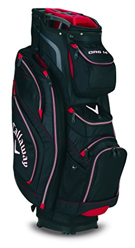 Callaway 2015 Org 14 Golf Cart Bag, Black/Red/Charcoal