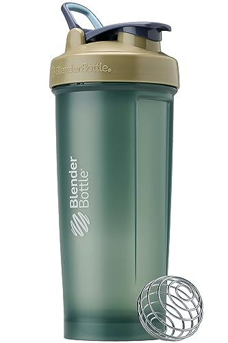 BlenderBottle Classic V2 Shaker Bottle Perfect for Protein Shakes and Pre Workout, 28oz, Full Color Tan