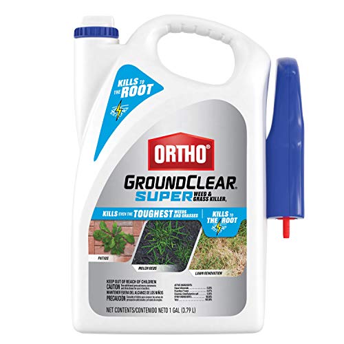 Ortho GroundClear Super Weed and Grass Killer1: Eliminates Tough Weeds and Grass, Ready-To-Use, Fast-Acting, 1 gal.