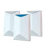 NETGEAR Orbi Pro Tri-Band Mesh WiFi System (SRK60B03) -- Router & Extender Replacement covers up to 7,500 sq. ft., 3 Pack, 3Gbps Speed Router & 2 Satellites