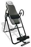 Body Vision IT9825 Premium Inversion Table with Adjustable Head Rest & Lumbar Support Pad, - Heavy Dutyup to 250 lbs., Gray