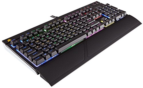 Corsair Strafe Mechanical Gaming Keyboard - Red LED Backlit - USB Passthrough - Linear and Quiet - Cherry MX Red Switch