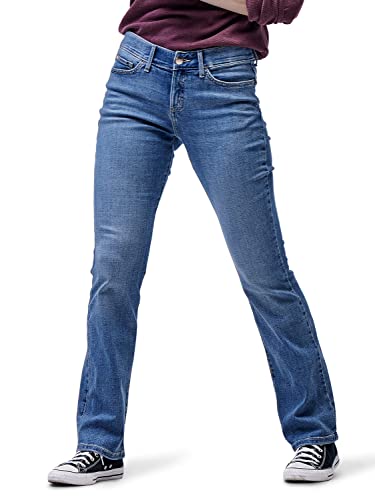 Lee Women's Flex Motion Regular Fit Bootcut Jean, Majestic, 14