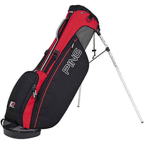 PING L8 Stand Bag, Black/Red