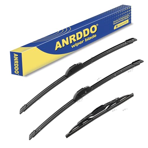 3 wipers Replacement for GMC Acadia 2017 2018 2019 2020 2021 2022, Windshield Wiper Blades Original Equipment Replacement - 24'+20'+11' (Set of 3) U & J HOOK