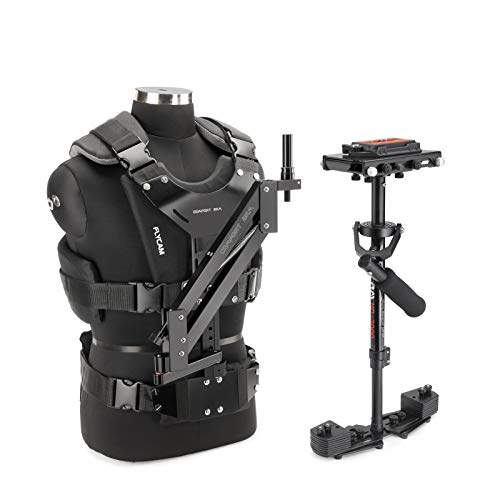FLYCAM HD-3000 Camera Steadycam Stabilizer System with Comfort Arm and Vest for DSLR Video Camcorder up to 3.5kg/ 7.7lb | Free Unico Quick Release & Table Clamp + Carrying Bag (CMFT-HD3)