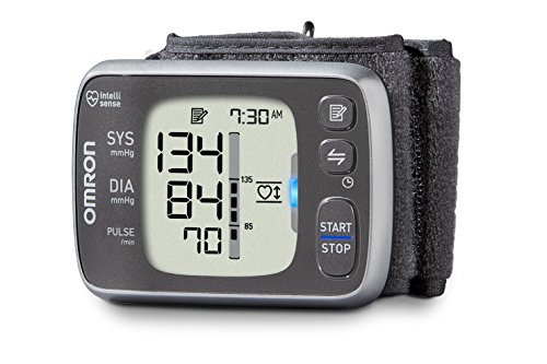 Omron 7 Series Wireless Wrist Blood Pressure Monitor; 100-Reading Memory with Heart Zone Guidance - Bluetooth Works with Amazon Alexa by Omron