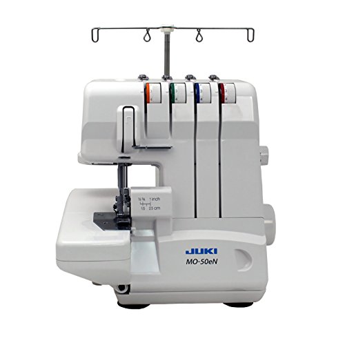 Juki, MO-50E, 3 or 4 Thread Serger, Lay In Tensions, Adjustable Differential Feed, Built In Rolled Hem, Automatic Lower Looper Threader, Retractable Upper Knife (MO-50E/UL)