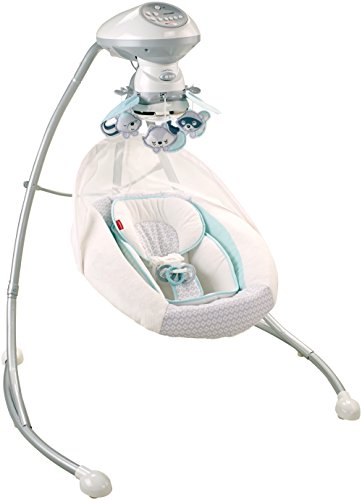 Fisher-Price Moonlight Meadow Swing, dual motion baby swing with music, sounds and motorized mobile [Amazon Exclusive]