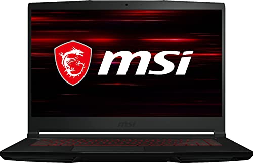 MSI Newest GF63 Thin Gaming Laptop, 15.6' FHD 144Hz, Intel i5-11400H, RTX 3050, 16GB RAM, 512GB NVMe SSD, Windows 11, Aluminum Black