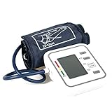 Bemycutie Track Wireless Blood Pressure Monitor,LCD Digital Upper Arm Blood Pressure Monitor Cuff Large Display for Hospital Home Use (Without Voice, OneSize)