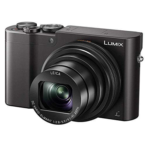 Panasonic LUMIX ZS100 4K Digital Camera, 20.1 Megapixel 1-Inch Sensor 30p Video Camera, 10X LEICA DC VARIO-ELMARIT Lens, F2.8-5.9 Aperture, HYBRID O.I.S. Stabilization, 3-Inch LCD, DMC-ZS100K (Black)