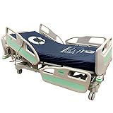Hopefull Premium 5 Function Full Electric Hospital ICU Bed with Memory Mattress Included (LINAK Motor and Control System, Central Locking System and Battery Back-up System)