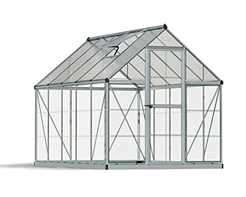 Palram - Canopia Hybrid 6' x 10' Greenhouse - Silver