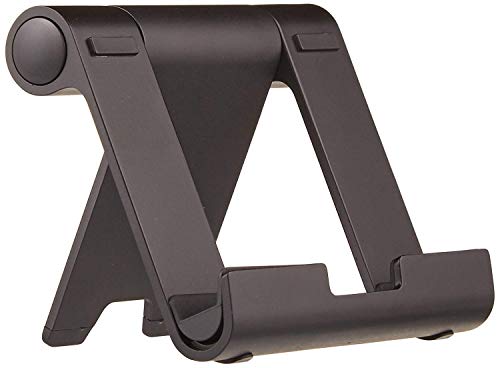 Amazon Basics Multi-Angle Portable Stand for iPad Tablet, E-reader and Phone - Black