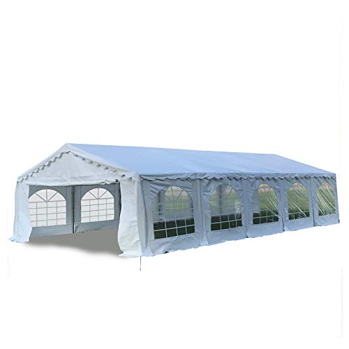 Outdoor Party Tent Canopy Shelter White - 32'x20' Budget PVC Tent
