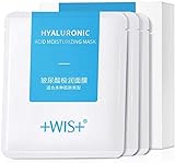 WIS Hyaluronic Acid Essence 24 Sheet Mask，with Aloe Vera, Vitamin B5, Deep Hydration and Moisturizing Anti Aging Facial Mask，Beauty Mask For All Skin Care Type