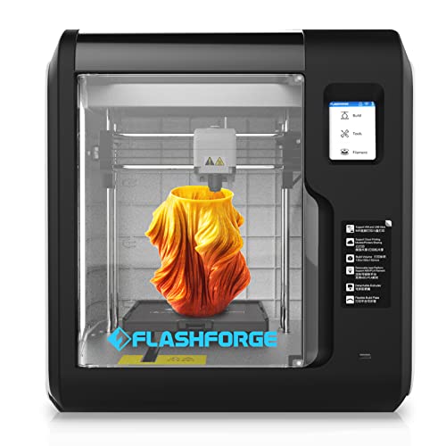FLASHFORGE Adventurer 3 3D Printer Leveling-Free with Quick Removable Nozzle and Heating Bed, Built-in HD Camera, Wi-Fi Cloud Printing