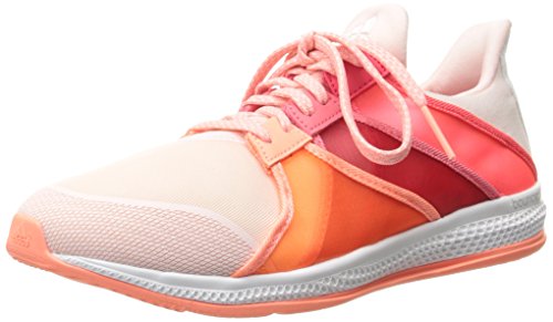 adidas Performance Women's Gymbreaker Bounce Training Shoe,Pink/Sun Glow Yellow/Shock Red,7.5 M US