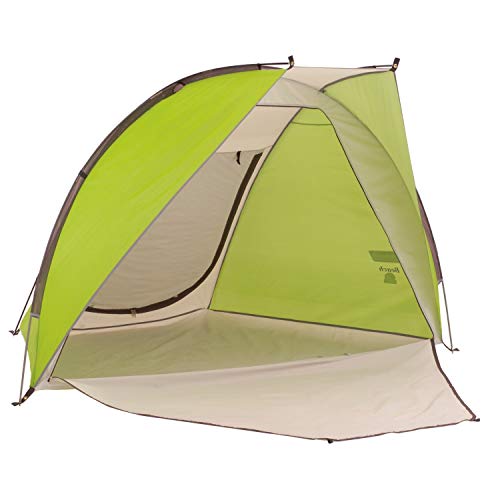 Coleman Beach Tent, Pop Up Canopy Tent, UPF 50+ Beach Shade Sun Shelter, Compact Portable Beach Tent, Green