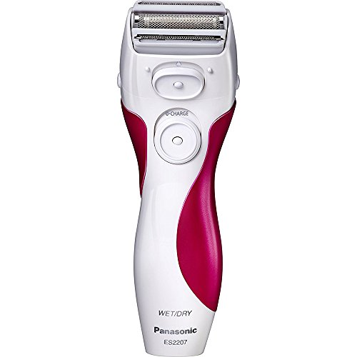 Panasonic Electric Shaver for Women, Cordless 3 Blade Razor, Pop-Up Trimmer, Close Curves, Wet Dry Operation, Independent Floating Heads - ES2207P