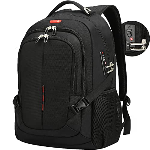 Sowaovut Travel Laptop Backpack Anti-Theft Bag with usb Charging Port and Password Lock Fit 16 Inch Laptops for Men Women