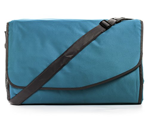 Camco 42807 Outdoor Blanket with Water-Resistant Backing, Great for Picnics, Beach, Camping (57' x 57', Teal)