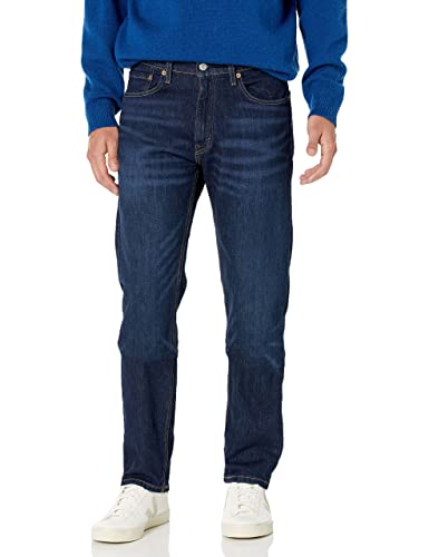 Levi's Men's 505 Regular Fit Jeans (Also Available in Big & Tall), Nail Loop Knot-Dark Indigo, 36W x 30L