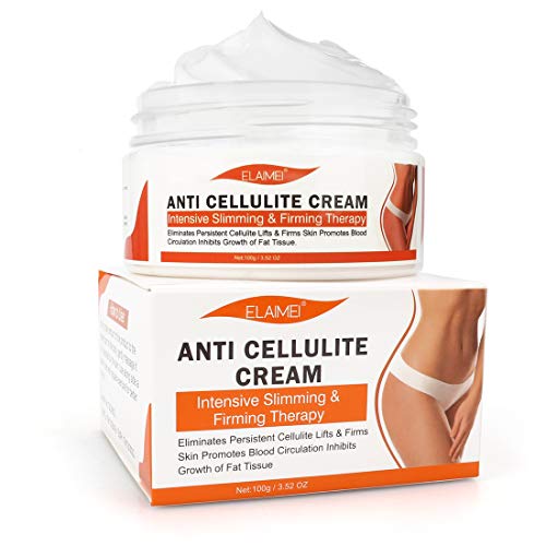 Anti Cellulite Cream, Slimming Cream, 100g Professional Cellulite & Firming Hot Cream, Natural Cellulite Treatment Cream for Thighs, Legs, Abdomen, Arms and Buttocks