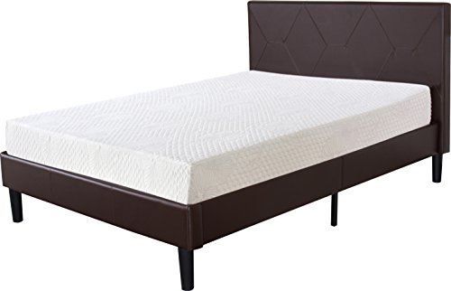 Olee Sleep Twin Mattress, 8 Inch Gel Memory Foam Mattress, Gel Infused for Comfort and Pressure Relief, CertiPUR-US Certified, Bed-in-a-Box, Medium Firm, Twin Size