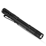 2pcs LED Pen Light Penlight, 500 Lumens Ultra Bright Mini Pocket Pen Light, Torch Flashlight with Clip for Medical Doctor Nurse Students Powered by 2 x AAA Battery