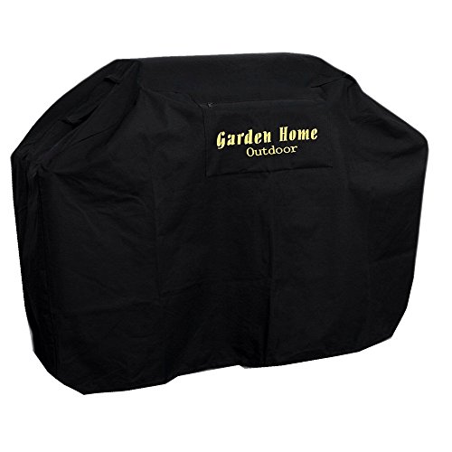 Grill Cover - garden home Up to 58' Wide, Water Resistant, Air Vents, Padded Handles, Elastic hem cord - Heavy Duty burner gas BBQ grill Cover