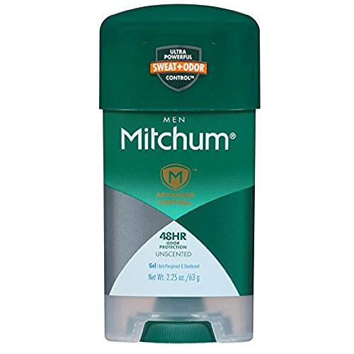 Mitchum Anti-Perspirant and Deodorant, Power Gel, Unscented, 2.25 Ounce (Pack of 6)packaging may vary