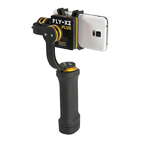Ikan FLY-X3-PLUS 3-Axis Smartphone Gimbal Stabilizer Includes GoPro, Small and Larger Gimbal Cradles