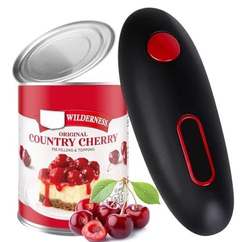 Electric Can Opener, No Sharp Edge Can Opene, One-Touch Electric Can Opener with Auto Shut,Best Kitchen Gadgets Electric Can Openers for Seniors with Arthritis-P3