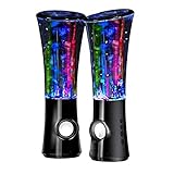 KALANDO Wireless Bluetooth Dancing Water Fountain Speakers Light Show LED Speakers (6 Colored LED Lights, Bluetooth)