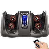 Best Choice Products Foot Massager Machine Shiatsu Foot Massager, Therapeutic Reflexology Kneading and Rolling for Feet, Ankle, High Intensity Rollers, Remote, Control, LCD Screen - Gray